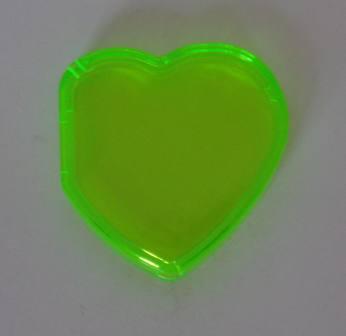 Beanie Baby Tag Cover (Green Heart)